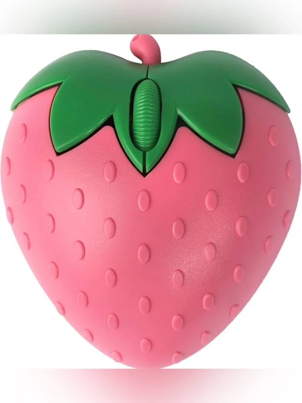 Wireless Bluetooth Pink Strawberry-Shaped Mouse NIB